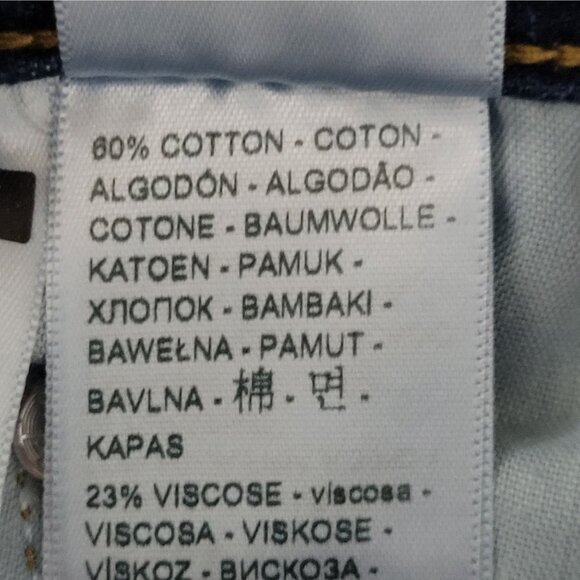 Levis 721 High Rise Skinny Jeans Womens Size 33 Blue Denim - Picture 8 of 8